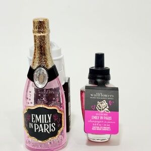 CHAMPAGNE BOTTLE Nightlight Scent Control Wallflowers Plug + Refill